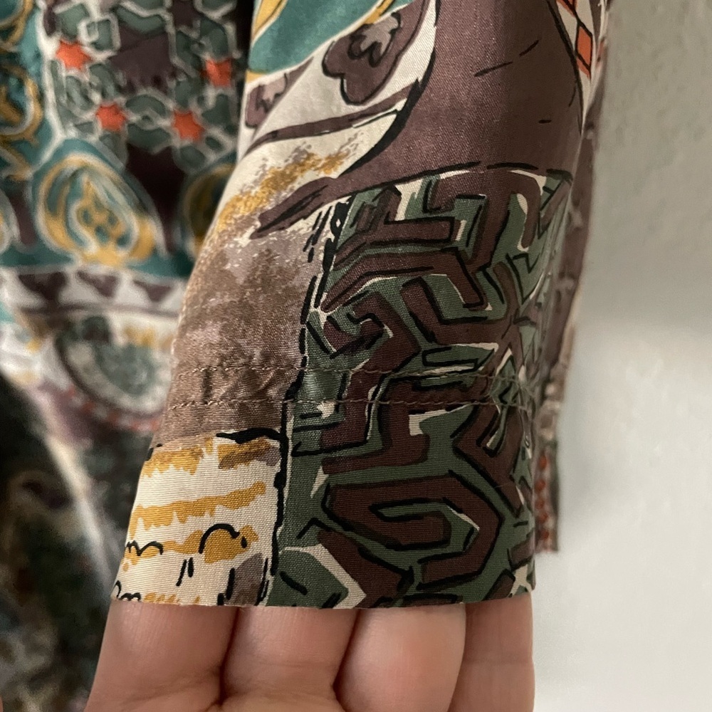 Silk Button Down - image 8